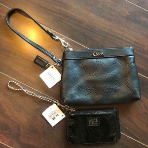 Coach wristlet & coin purse